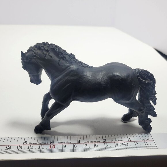 2005 Safari LTD Friesian Horse Black 5" Figure Retired - Picture 4 of 16